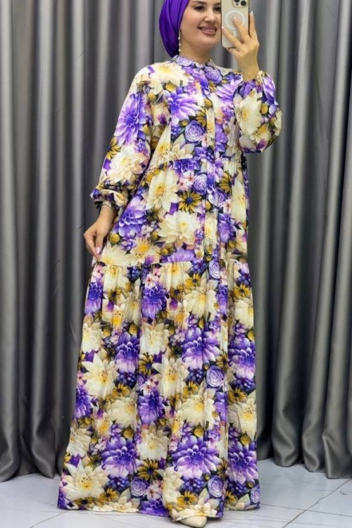 Asrın MANGO ELBİSE Mor