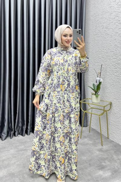 Azra Mango Elbise Siyah