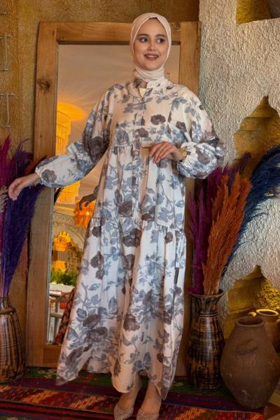 Başak MANGO ELBİSE Gri