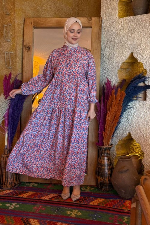 Beliz MANGO ELBİSE Pembe