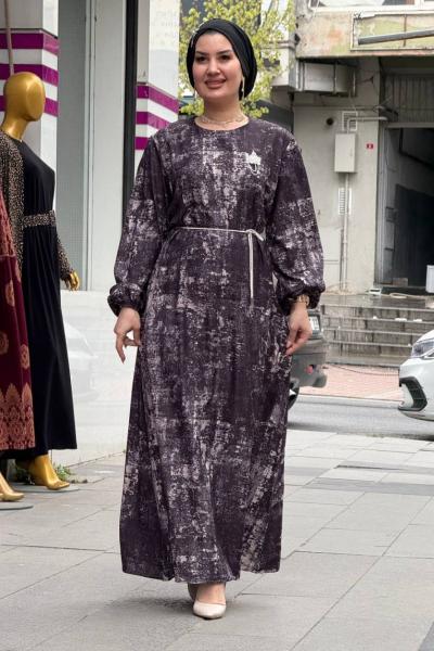 BİRSEL krep elbise   Siyah