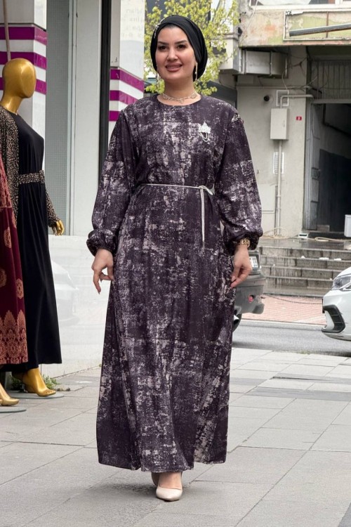 BİRSEL krep elbise   Siyah