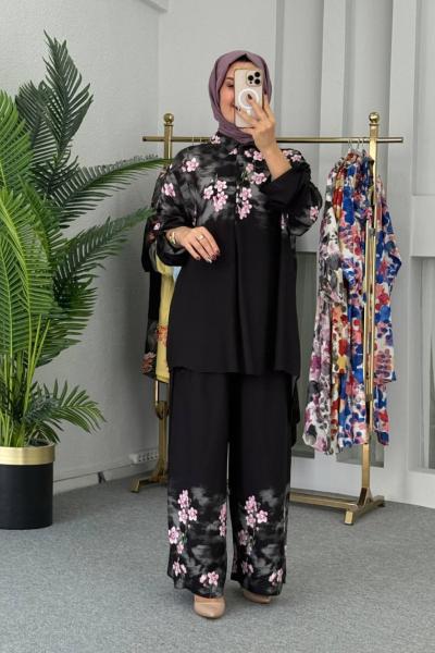 Busem Tunik Takım Siyah