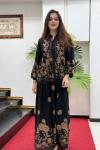 derya viskon elbise Siyah