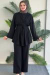 Didem Pantolonlu İkili Takım Siyah
