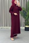 EYLÜL pantolonlu 2 li triko takım Bordo