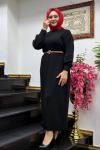 GELİNCİK TRİKO ELBİSE Siyah