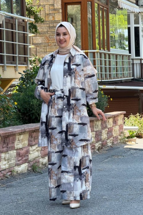 Hasret Pantolonlu Tunik Takım Siyah