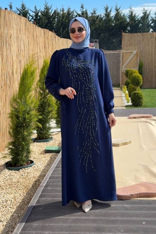 İnci Abiye  Lacivert
