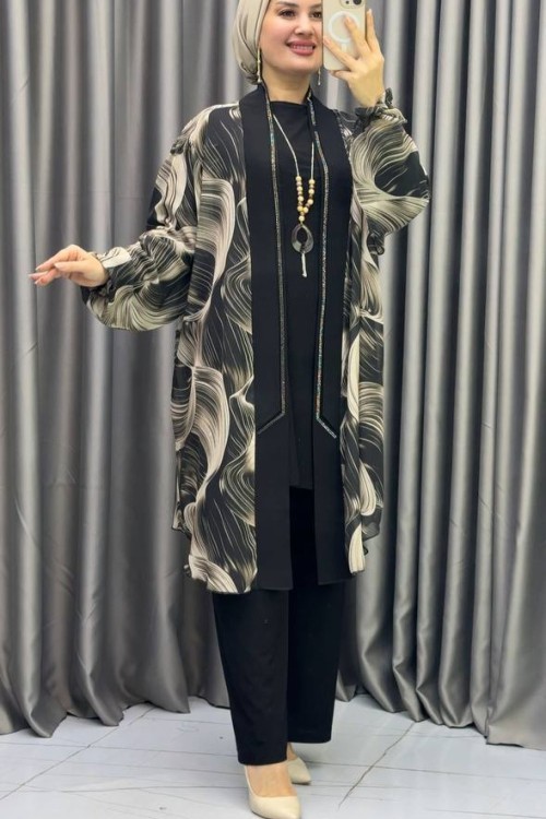 İzabel 3 lü Takım Krem