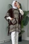 Leopar Desenli Panço Acı Kahve