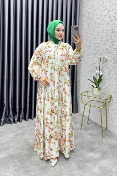 LİSA MANGO ELBİSE Turuncu