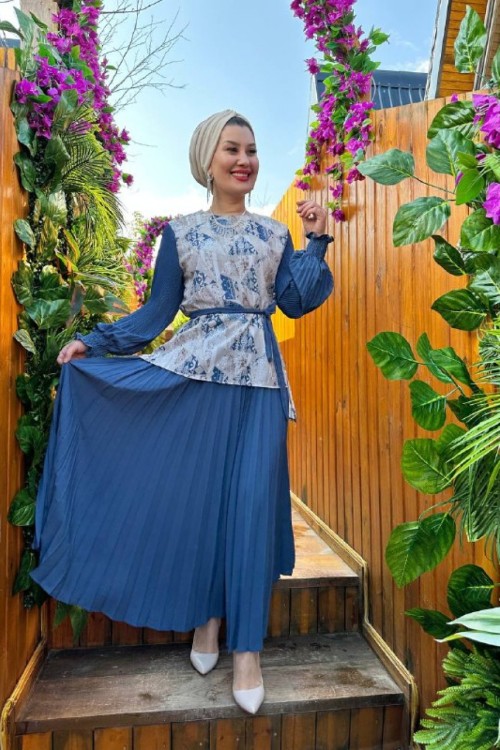 Masal etekli takım   Mavi