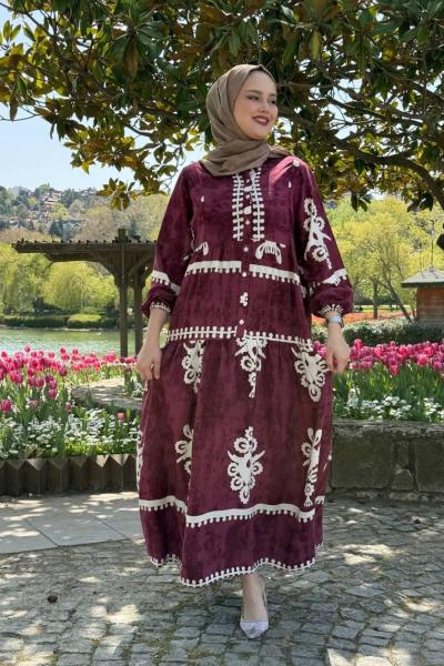 Melek elbise Bordo