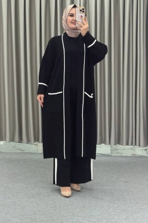 Mevlana 3 lü Takım Siyah