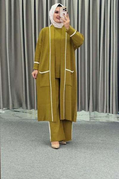 Mevlana 3 lü Takım Yağ Yeşili