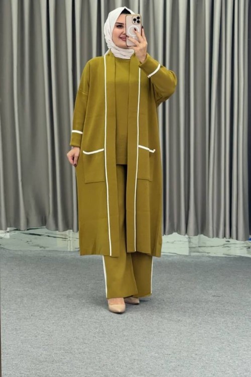 Mevlana 3 lü Takım Yağ Yeşili