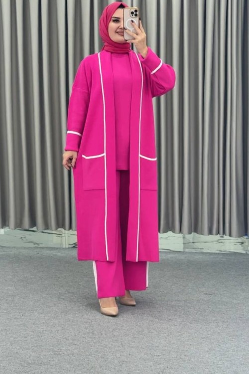 Mevlana 3 lü Takım Pembe