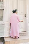 MİA Cepli Salaş Tunik Pantolon Takım Pembe