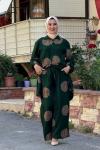 Nazlı Pantolonlu Tunik Takımı Zümrüt