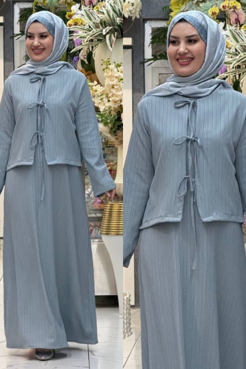 Nurperi İkili Takım Gri