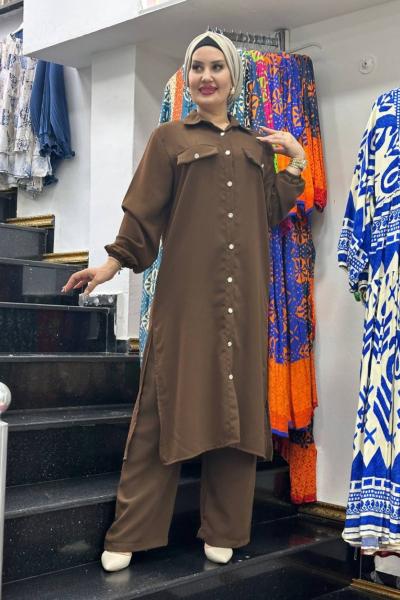 Nursema  ikili takım Kahverengi