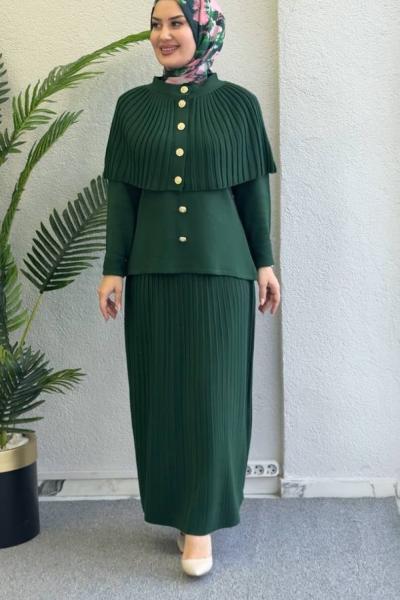 Özel tasarım üçlü takım Zümrüt