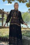sabina viskon elbise Siyah