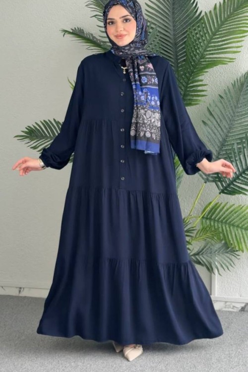Selvim Elbise Lacivert