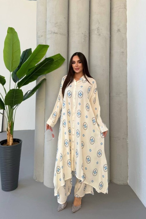 SEVDA TUNİK TAKIM Mavi