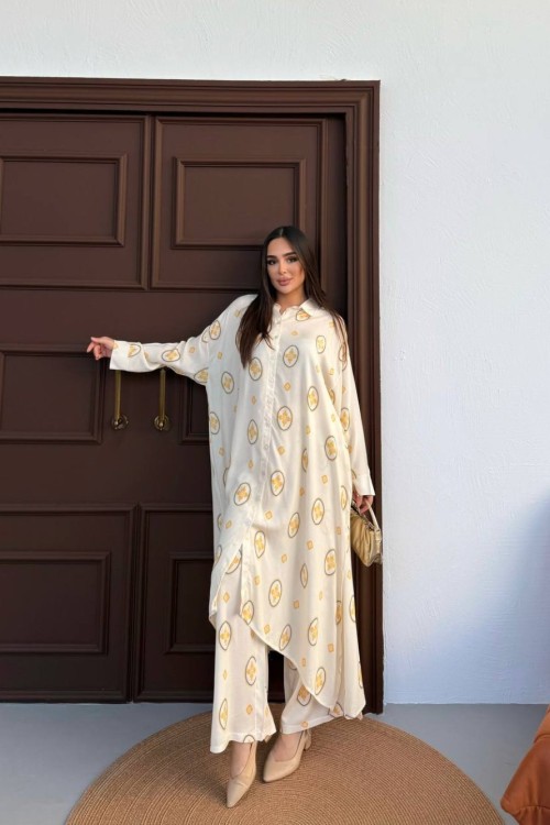 SEVDA TUNİK TAKIM Sarı