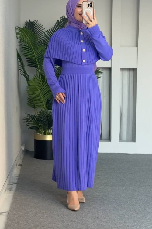 Şirin Triko Takım Mor