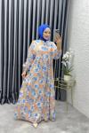 ZARİF MANGO ELBİSE Mavi