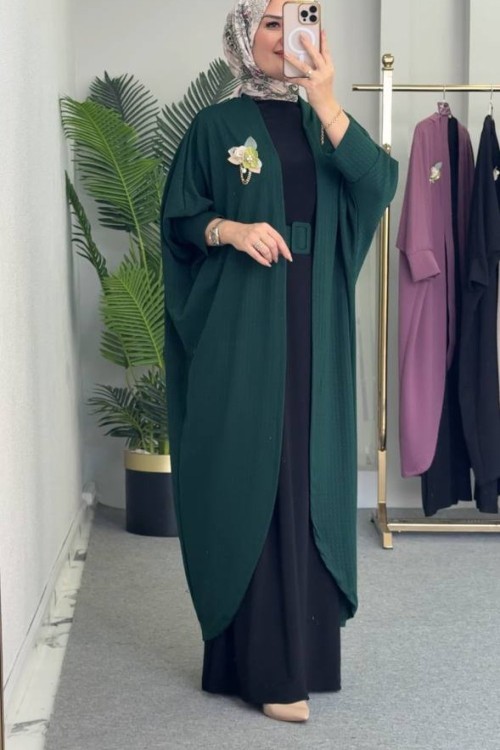 LİNDA HIRKALI ELBİSE İKİLİ TAKIM