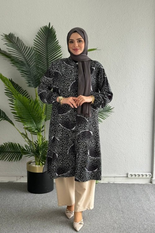 Zühre Tunik Takım Siyah