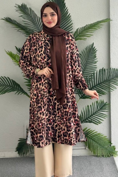 Kurdele Desenli Leopar Takım