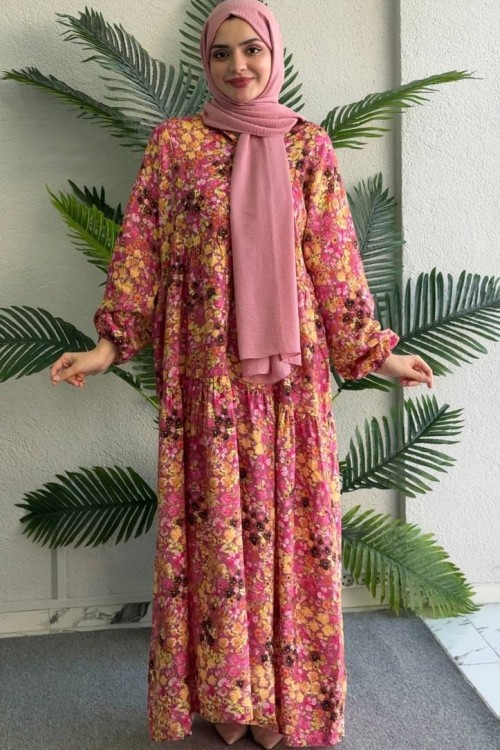 DİVA MANGO ELBİSE Pembe