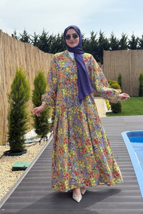 DİVA MANGO ELBİSE Sarı