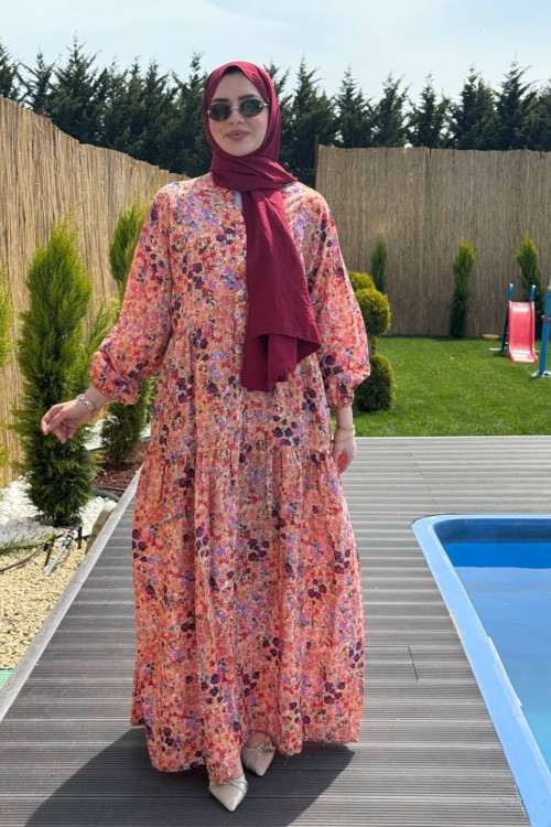 DİVA MANGO ELBİSE Turuncu