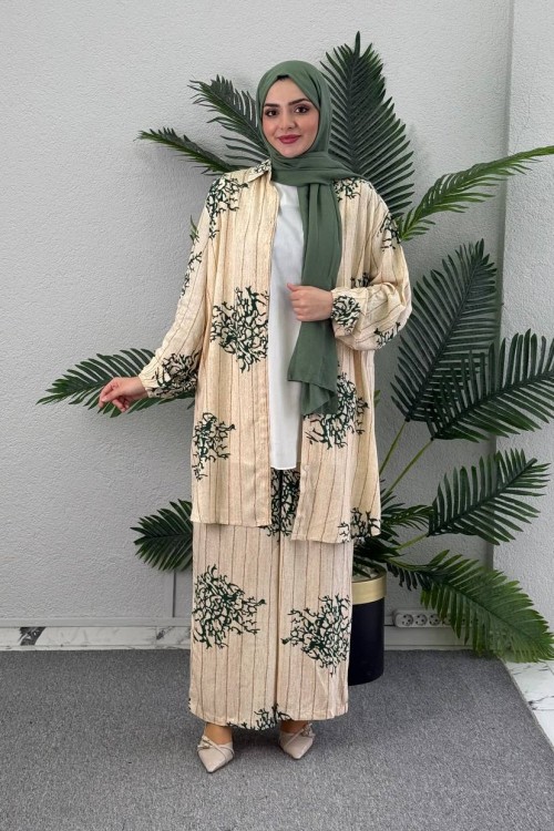 Leyla Pantolonlu Tunik Takımı