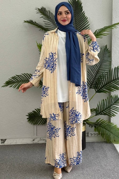 Leyla Pantolonlu Tunik Takımı