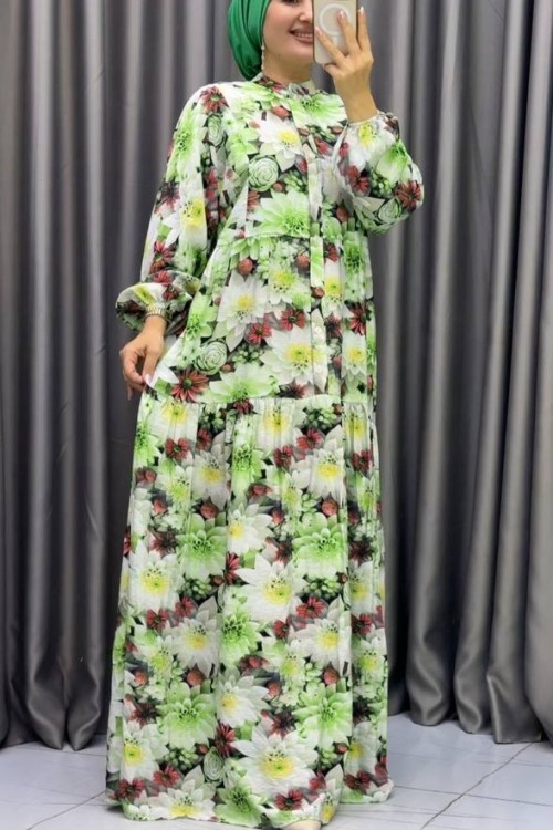 Asrın MANGO ELBİSE Yeşil