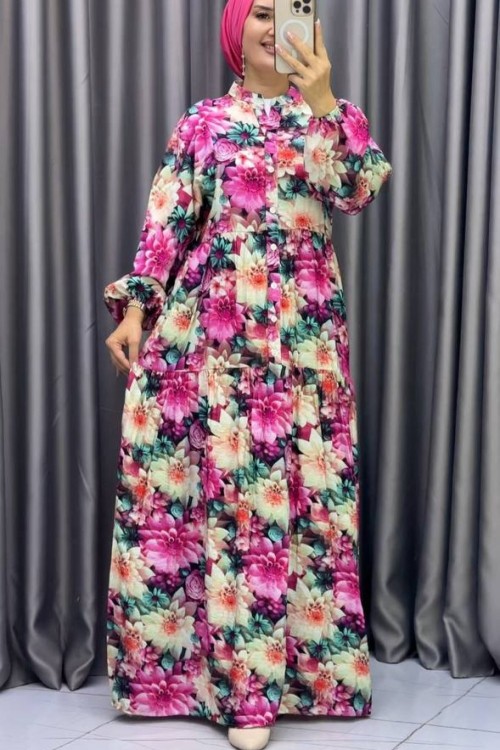 Asrın MANGO ELBİSE Pembe