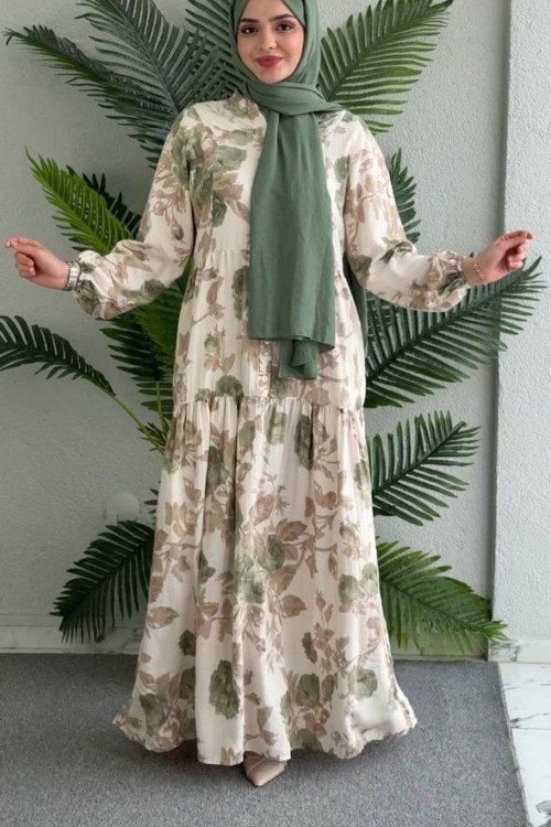 Başak MANGO ELBİSE Yeşil