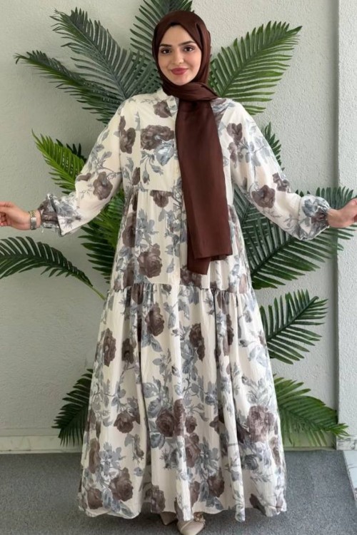 Başak MANGO ELBİSE Gri