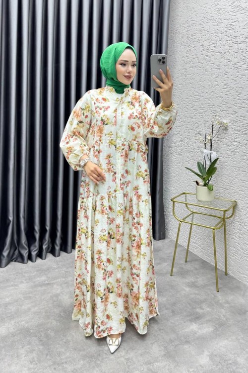 LİSA MANGO ELBİSE Turuncu