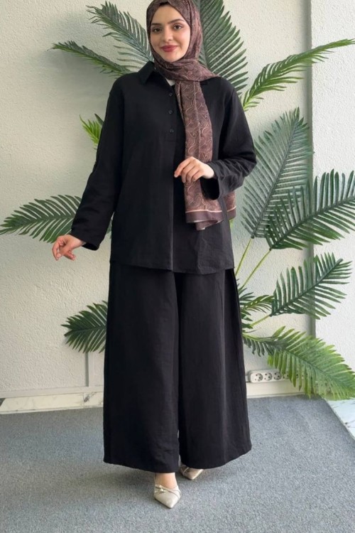 AZİZE Salaş Tunik Pantolon Takım