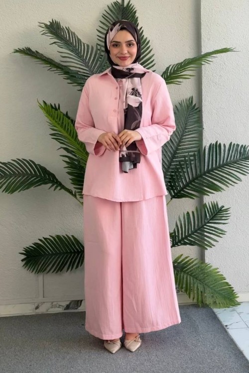 AZİZE Salaş Tunik Pantolon Takım