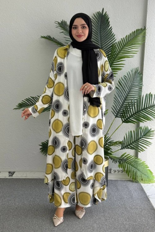 AZEM TUNİK TAKIM Yağ Yeşili