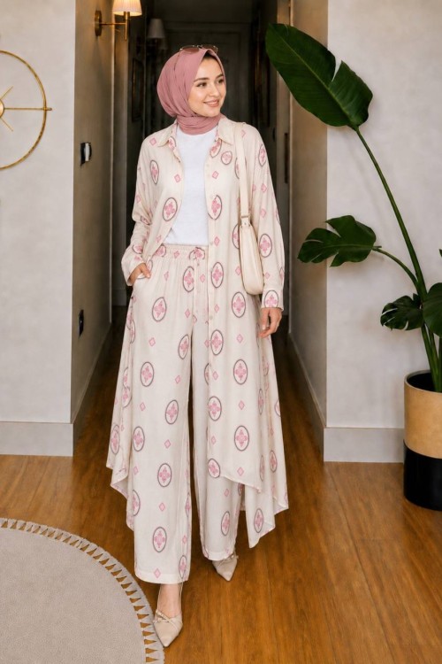 SEVDA TUNİK TAKIM Pembe